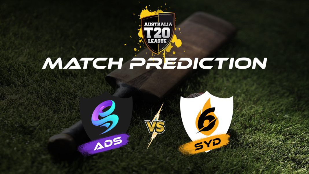 Australia T20 League Match Prediction Adelaide Strikers vs Sydney