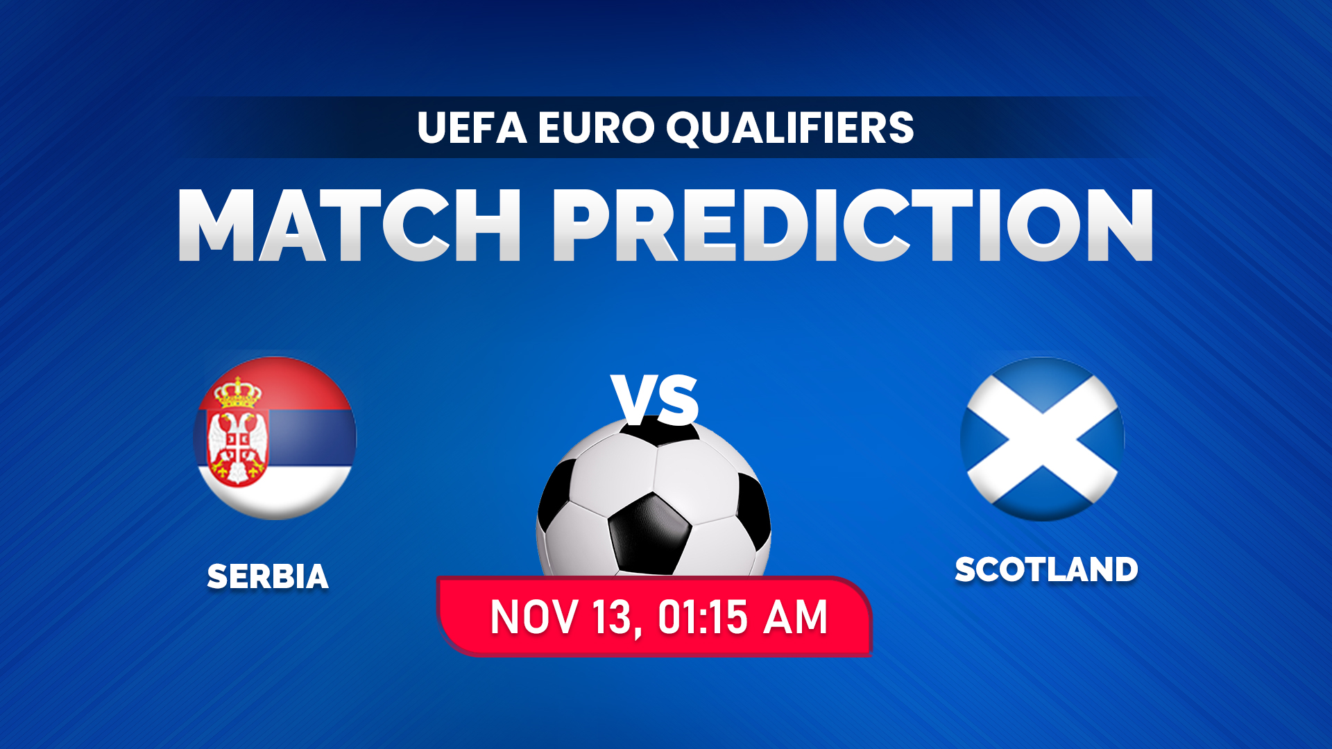 Serbia vs Scotland, UEFA Euro Qualifiers, Match Prediction - MyTeam11