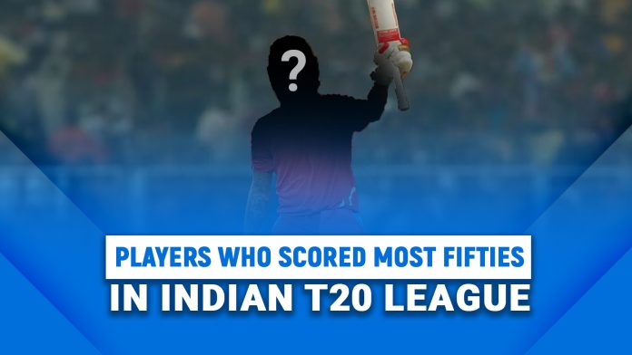 Players with most fifties in IPL