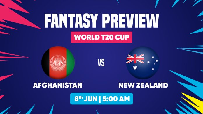 World T20 Cup 2024 Afghanistan vs New Zealand