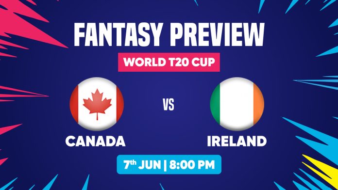 World T20 Cup 2024 Canada vs Ireland