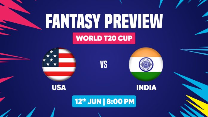 World T20 Cup 2024 USA vs India