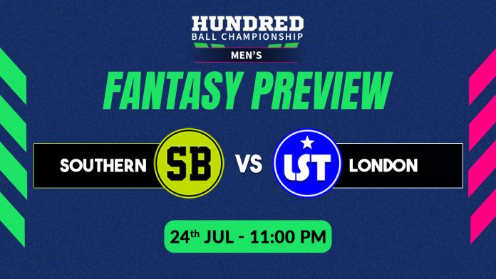 Hundred Ball Men - Southern vs London