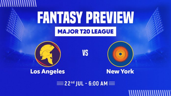 Major T20 League Los Angeles vs New York Fantasy Preview