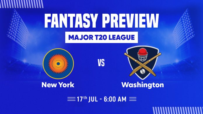 Major T20 League New-York vs Washington Fantasy Preview