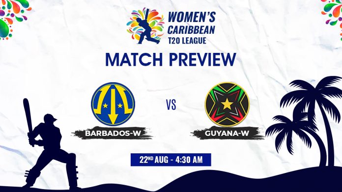 Caribbean T20 League Women's 2024 Barbados-W vs Guyana-W