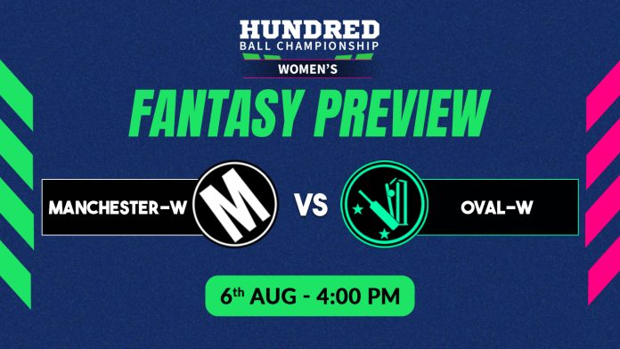 Hundred Ball Women's Manchester-W-vs-Oval-W