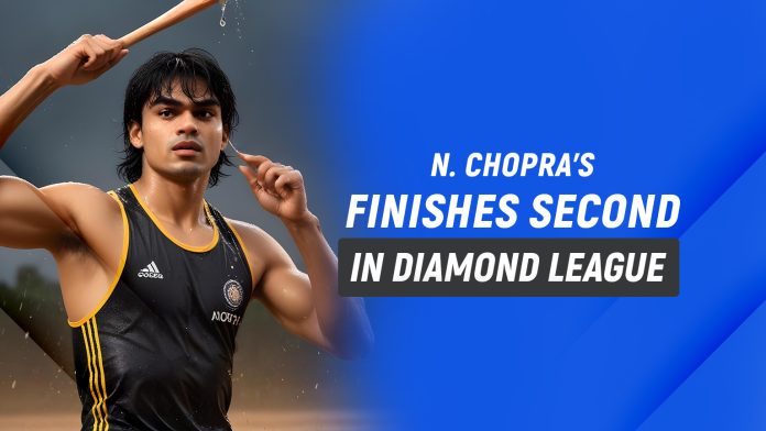 N Chopra's-finishes-second-in-Diamond-League