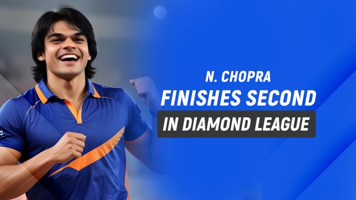 Neeraj-Chopra-finished-second-in-Diamond-League